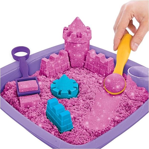 Kinetisk Sand Box Set Shimmer Rose 454g Rosa