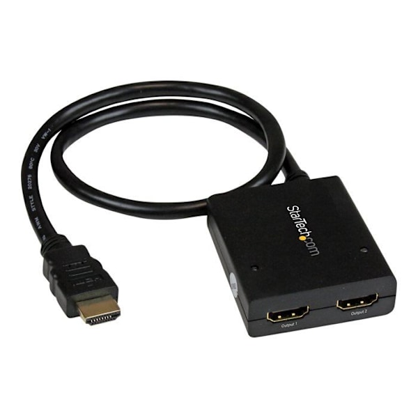 USB-driven 2-ports 4K HDMI-videodelare - USB-driven 2-ports 4K HDMI-delare eller adapter. matning