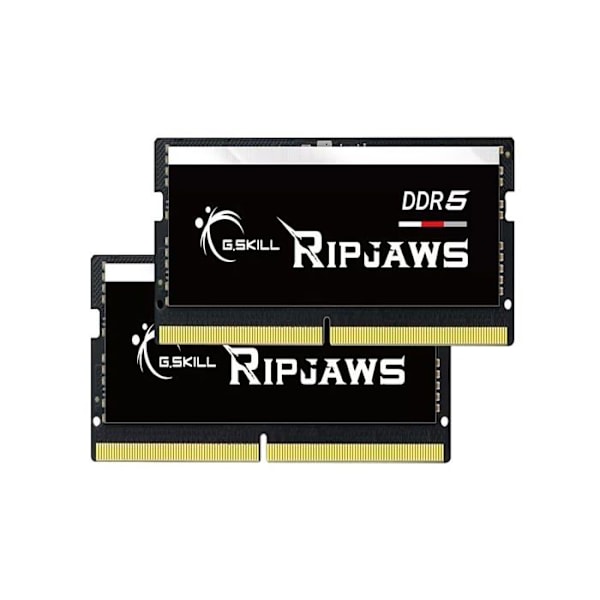 G.Skill RipJaws Series SO-DIMM 64 GB (2 x 32 GB) DDR5 4800 MHz CL40 - Dual Channel Kit 2 RAM SO-DIMM PC5-38400 - F5-480