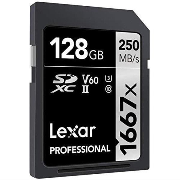 Lexar Professional 1667x 128GB SDXC UHS-II-kort LSD128CB1667