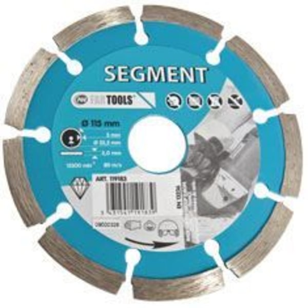 Diamantsegmentblad Ø 115 m