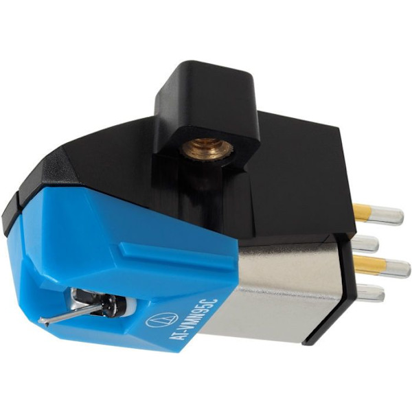Audio-Technica VM95C - Dual Moving Magnet Cartridge, Tapered Bonded Tip, 1-2" Mount, 20 Hz till 20 kHz Kabel - Adapter obestämd