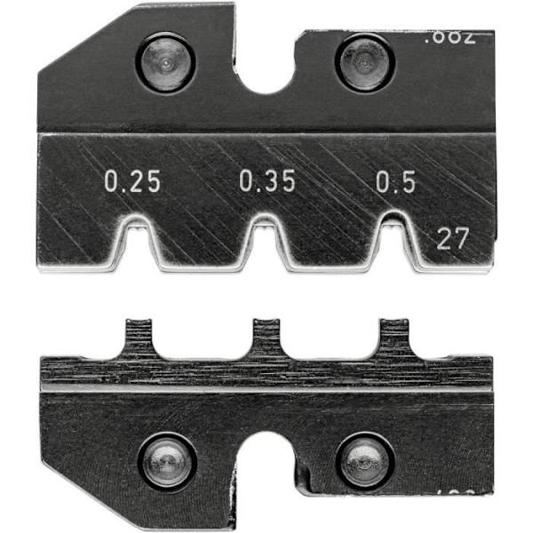 Knipex Ladda ner fil PDF 97 49 27 Crimpform för MQS-kontakt 0,25 till 0,5 mm²