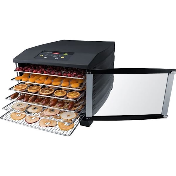 STEBA 055600 ED6 dehydrator - 800 W - Torkyta 6 x 37 x 30 cm - Svart Svart