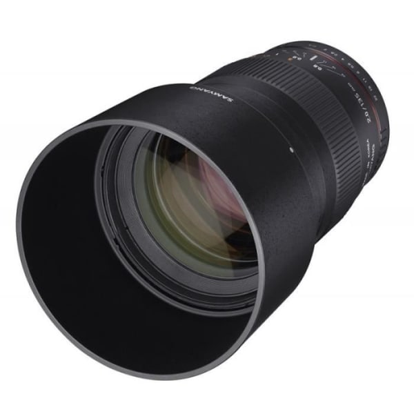 Objektiv - Samyang - 135mm F2 ED UMC - Bländare F/2.0 - Pentax KA-fäste - Fullformat Svart