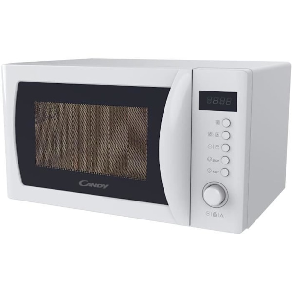 Candy Idea CMWA20SDLW 700W Digital 20L vit mikrovågsugn - Avfrostningsfunktion - 5 effektnivåer - 8 automatiska menyer Vit