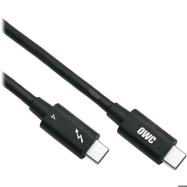 Thunderbolt 4-kabel - OWC - 0,7 m - 40 Gbit/s - USB-C - Kompatibel med Mac och PC