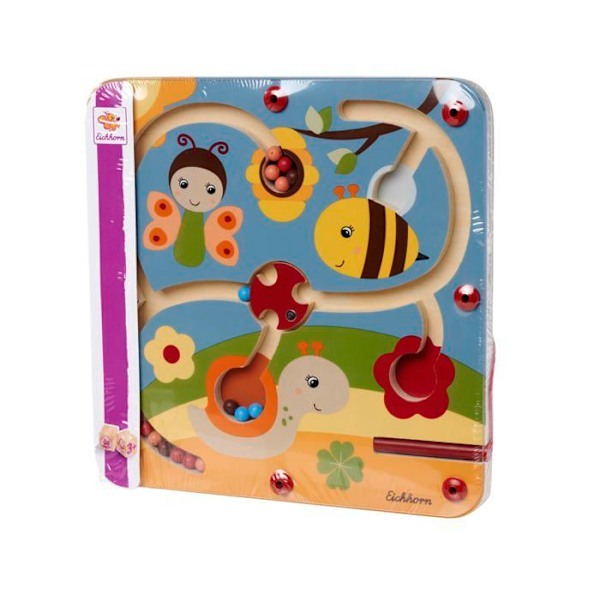 "Pussel Eichhorn Simba Bee Happy - Magnetiska Labyrinter - Träleksak - Från 3 år - 100006844S08"