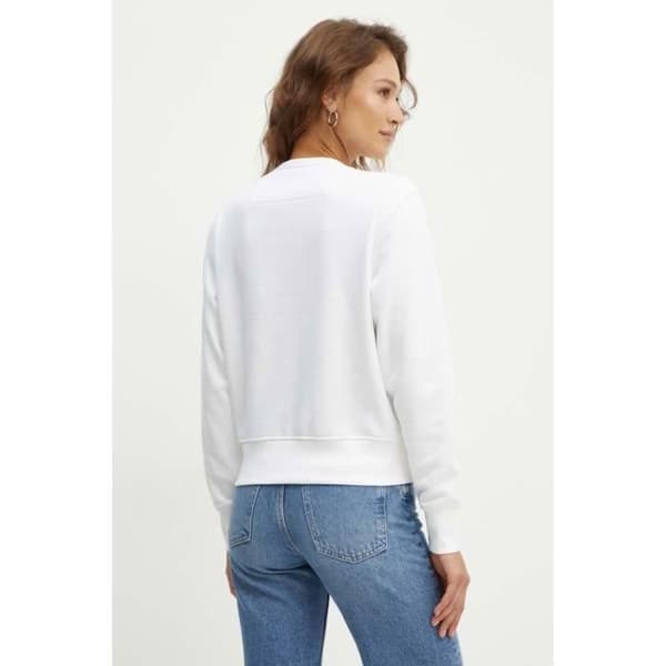 Sweatlogotyp i bomull - Guess jeans - Dam Vit XL