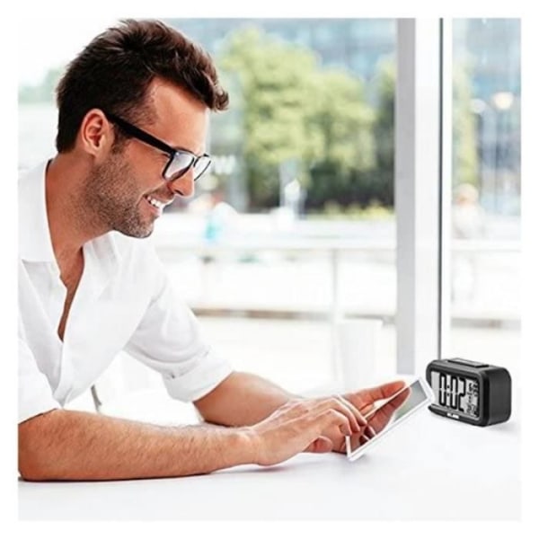 Klockradio ELBE RD668N Svart LCD 4,4"