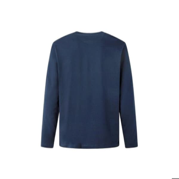 Pepe Jeans Eggo Long Blue T-shirt för män Blå M