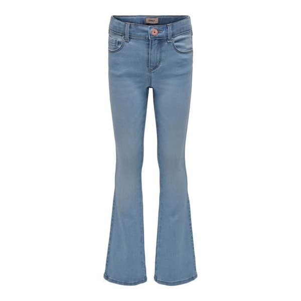 Jean flicka Only Kids Kogroyal Life blå twill - 69% bomull, 29% polyester, 2% elastan Ljusblå denim 10 år