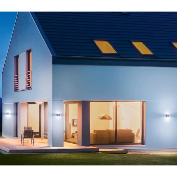 Utomhuslampa med sensor - Steinel - L 830 LED IHF - Antracit - 502 lumen - Bluetooth Antracit