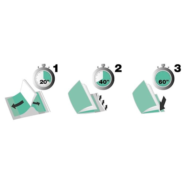 Skyddsmapp - skyddsbok Apli - 16955 - Förpackning med 5 skyddsmappar i polypropen 28 x 53 cm 75 mikron