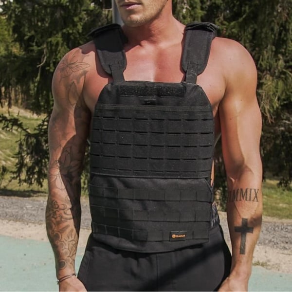 SVELTUS Pro 15 kg viktväst - Justerbar - Neopren - Herr