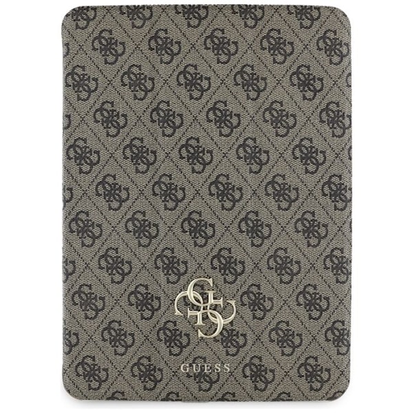 Guess Magnetic 4G Big Logo-fodral för iPad Pro 11" M4 (2024) (brun)