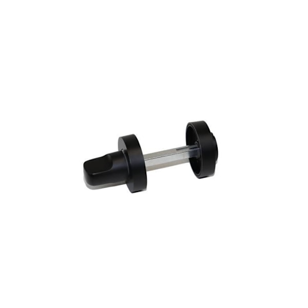 Emuca Set med 5 runda rosetter för innerdörrar, diameter 35 mm, Zamak, Svart