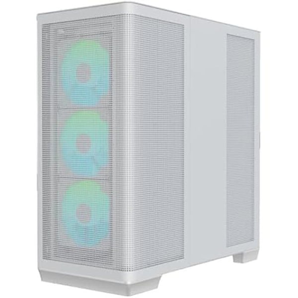 PC Chassi - APNX - GEH Midi APNX C1-R-WT-V1 - Vit - MicroATX/MiniITX - Effektiv kylning