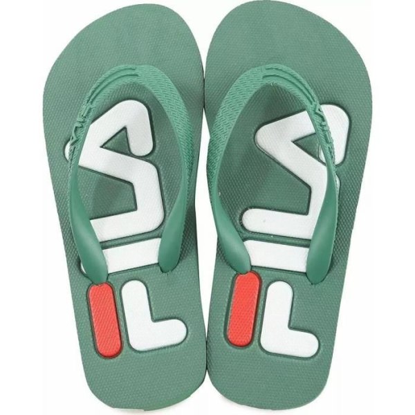 Fila Troy barnflip flops - grön - 28 grönskande grön 29