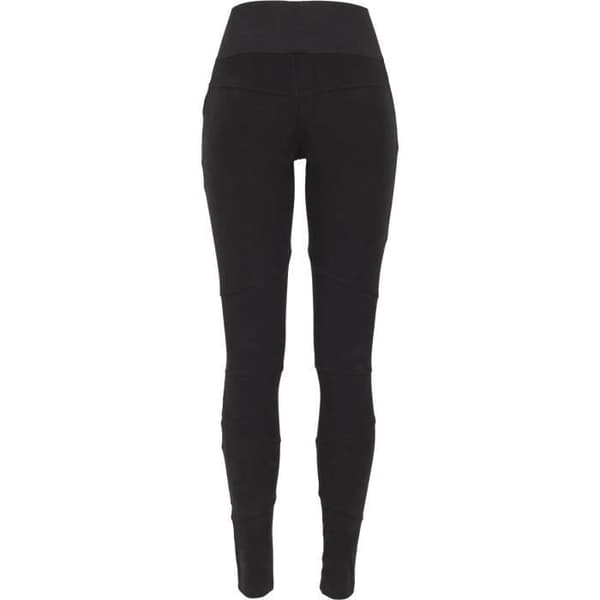 Leggings - URBAN CLASSICS - INTERLOCK HIGH - Svart - Slim - 95% bomull, 5% elastan Svart XL