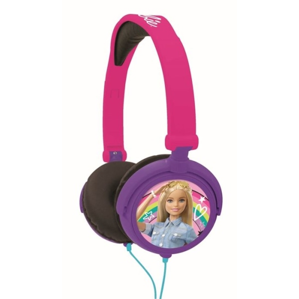 Barbie trådbundna hörlurar för barn - LEXIBOOK - Volymbegränsning - Rosa