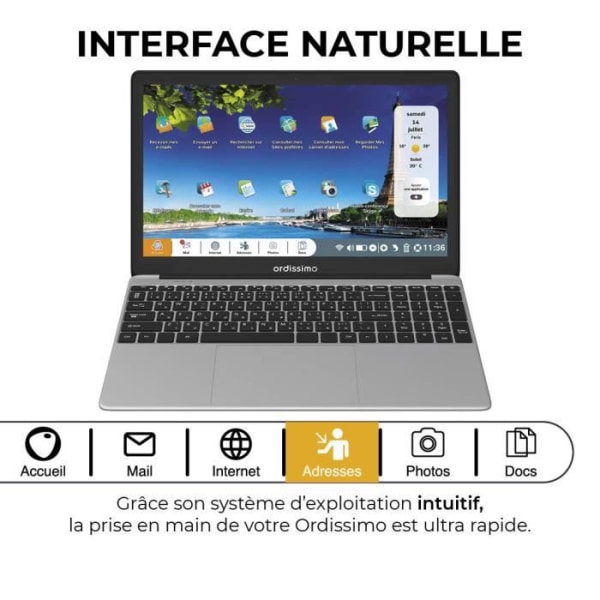 Lucie 3 Ordissimo 15" bärbar dator