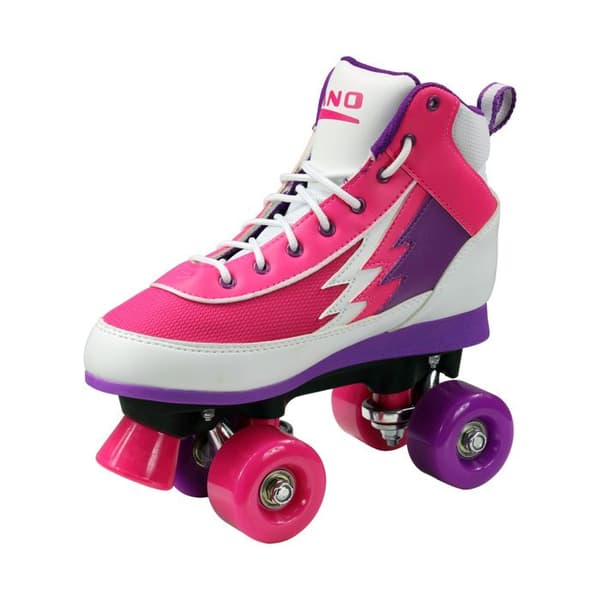 Rollers dam Nano Quad - neon vit/rosa/lila Neonvit/rosa/lila 37