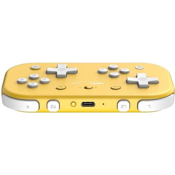 8BitDo Lite Yellow Bluetooth Controller för Switch Lite, Switch och Windows Gul