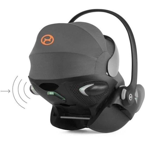 Cloud G CYBEX i-Size babybilbarnstol - Liggande - Andningsbart tyg - Flygplansgodkännande - Lava Grey Grå