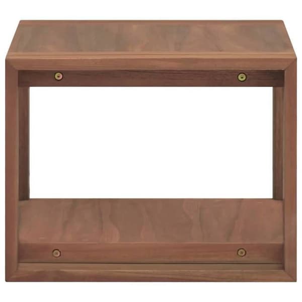 vidaXL Badrumsväggskåp 45x45x35 cm Solid Teak 338233