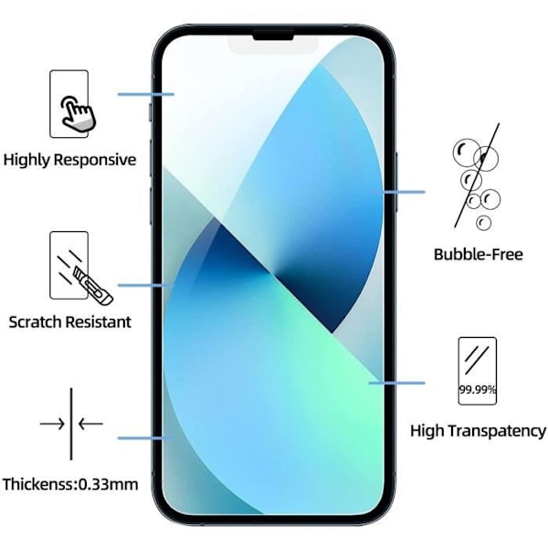 VERRE TREMPE Härdat Glas - för Iphone 13 MINI