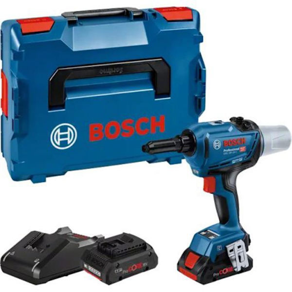 18V GRG 18V-16C Professionell nitare + 2 4Ah batterier + snabbladdare + L-BOXX box - BOSCH - 06019K5001