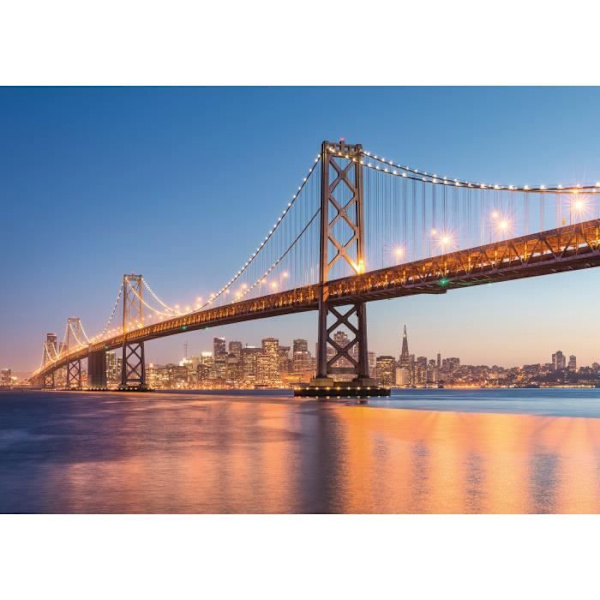 1000 bitars pussel San Francisco - RAVENSBURGER - Arkitektur och monument - Blandat Flerfärgad