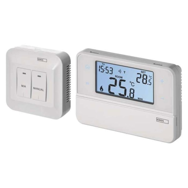 Inomhustermostat - R - Trådlös - Programmerbar - OpenTherm - Frostskydd