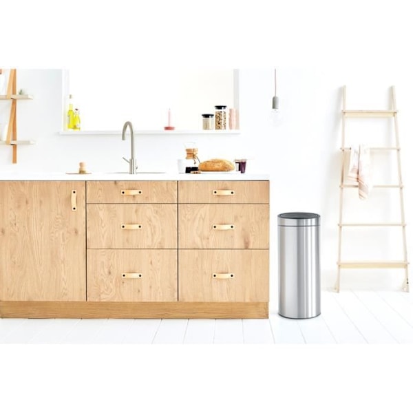 BRABANTIA Touch Bin - 30L - Stål Matt stålgrå