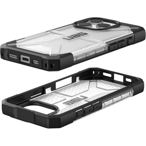 Coque - URBAN ARMOR GEAR - Plasma - Kompatibel med Apple iPhone 16 Pro - Stötskydd - Transparent Transparent