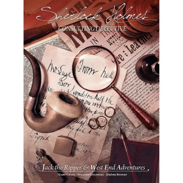 Sherlock Holmes Detektivråd: Jack Lâ € ™ Ventreur & West End Adventures - Asmodee - Brädspel - Co-op Game