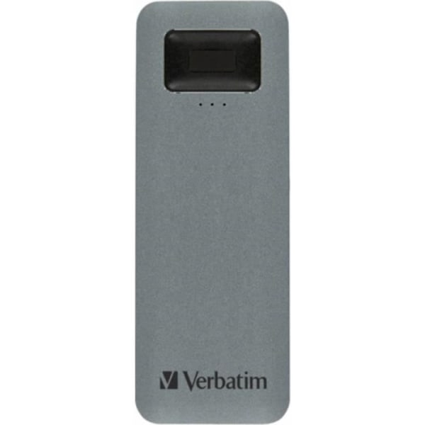 Verbatim Executive Fingerprint Secure 1 TB USB 3.2 (1:a generationen) Extern SSD-hårddisk (USB 3.0) Grå 53657