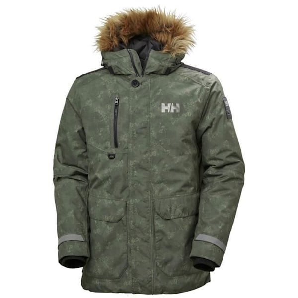 Parka - Helly Hansen - Svalbard - Vattentät - Varm - Grön Utility grönt tryck jag