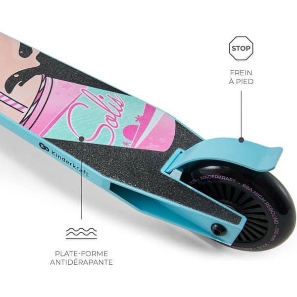 Sparkcykel - KK KINDERKRAFT - Solis - Rosa - Stålbroms - 2 Hjul Ros