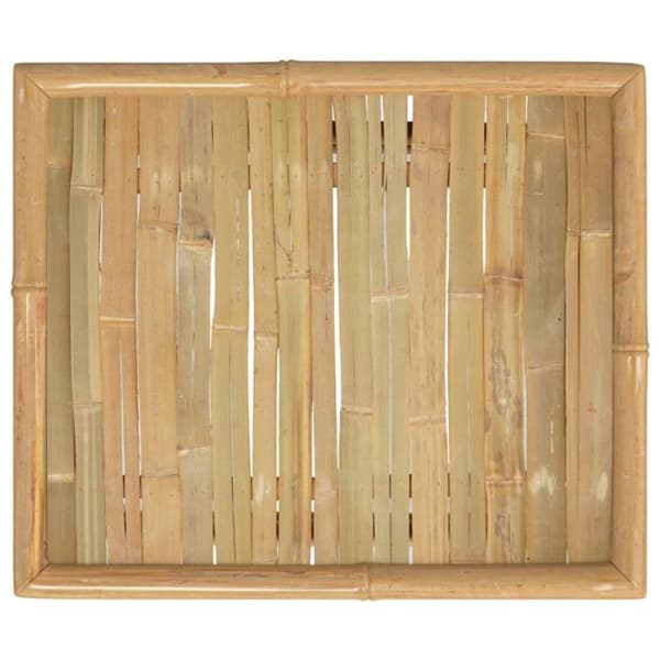 vidaXL Trädgårdsbord 65x55x30 cm Bambu 362282 brun