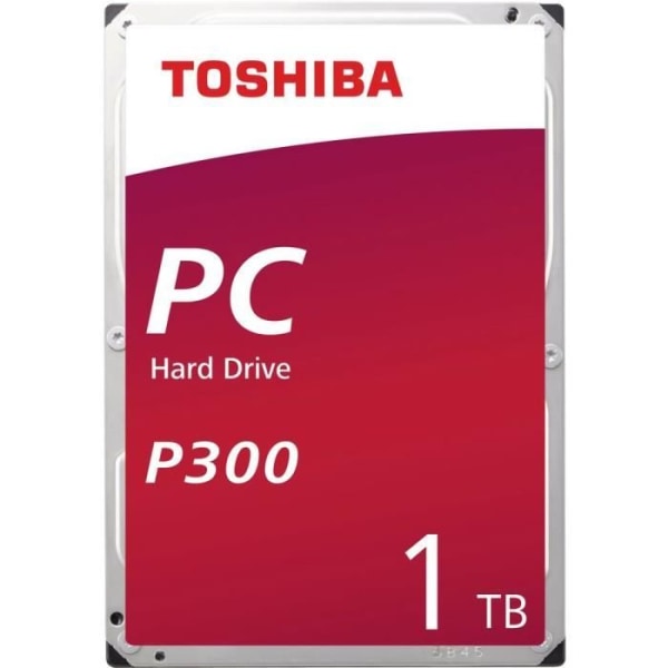 Toshiba HDWD110UZSVA 8,9 cm (3,5 tum) 1 TB P300 Bulk SATA III intern hårddisk