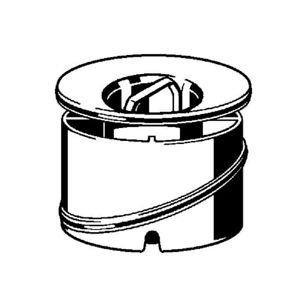 Rör dykin - VIEGA - TEMPOPLEX 2001-2006 - Siphon-element - Plast - Vit