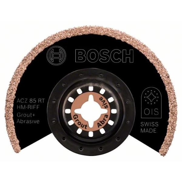 BOSCH hårdmetallsegmentblad - Tillbehör för skarvning och små snitt Svart
