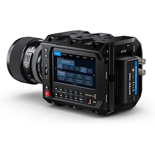 Kamera BLACKMAGIC Pyxis 6K - Sensor 6K - LCD-skärm 4" HDR - Inspelning upp till 120 fps - Färg Svart svart
