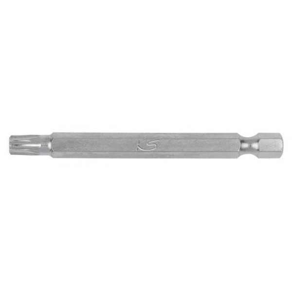 Kartong med KS TOOLS Klassiska skruvmejselbits - Torx - T27 x 75mm - 5 st - 911.7755