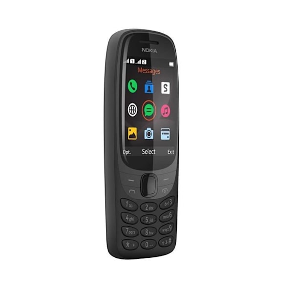 Nokia 6310 Dual SIM mobiltelefon svart