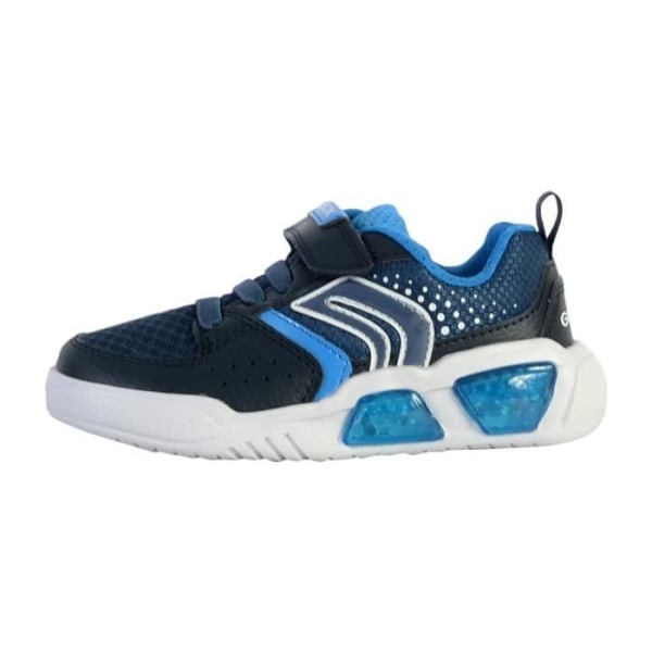 Geox Sneaker för barn - Illuminus - Scratch - Blå/ljusblå Blå/ljusblå 29