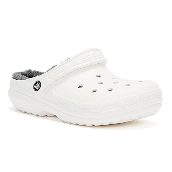 Sabots - Crocs - Klassisk fodrad - Varm foder - Svingbara hälremmar - Mjuk komfort Vit 36