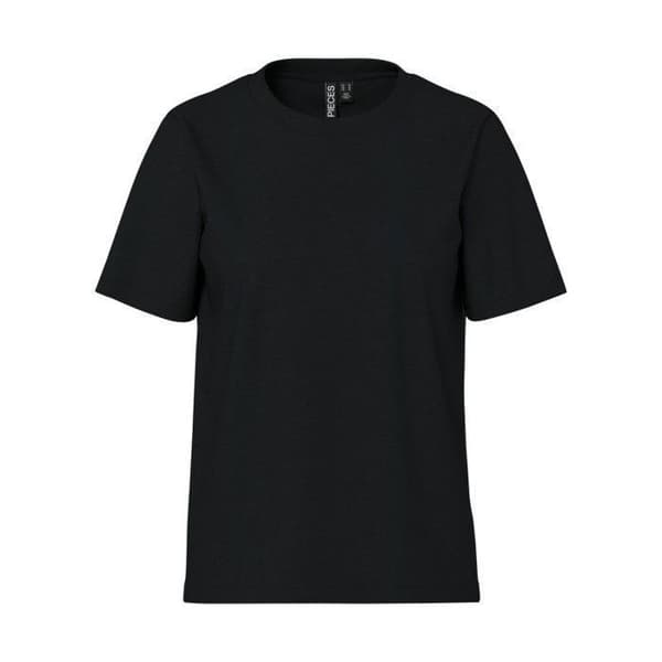 Pieces Ria Solid dam t-shirt Svart S